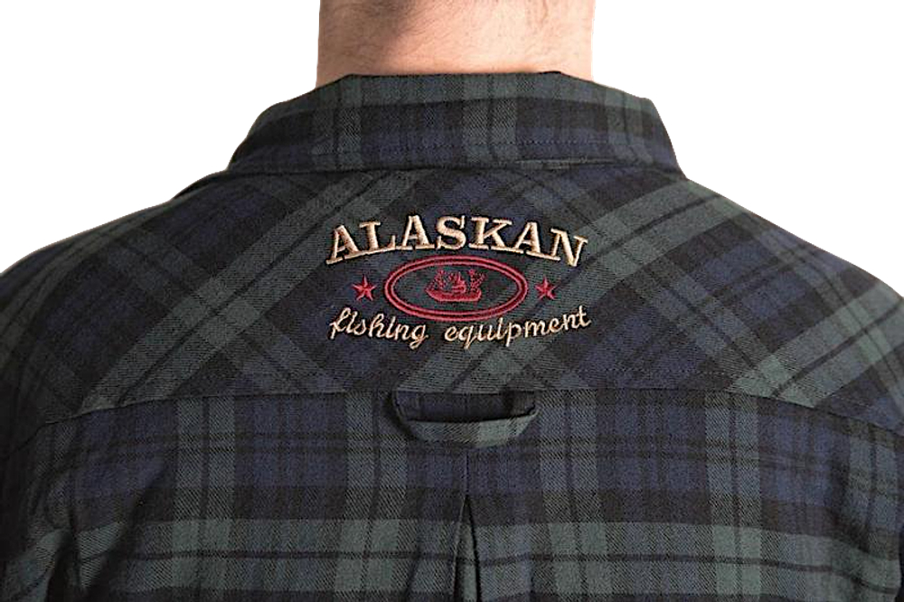 Рубашка Alaskan AFSBLC с меховой подкладкой Синяя Клетка -
