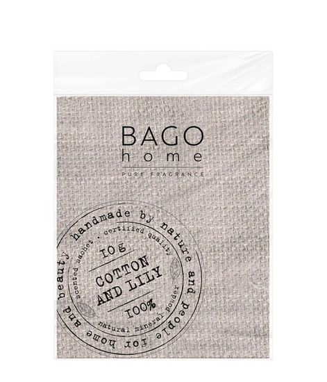 Хлопок и лилия, саше ароматическое, Bago home