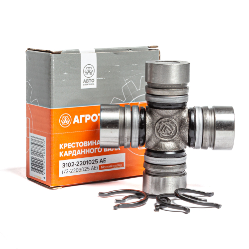 Крестовина карданного вала в сборе (30х88), ГАЗ, УАЗ, МТЗ, МАЗ (лебедки), мелкий ролик (ан. 72-2203025)