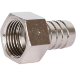 Штуцер с внутренней резьбой STOUT SFT 0066 - 1/2" x 16 мм (латунь никелированная)