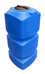 Емкость прямоугольная 500л вертикальная Политим 500 л. прямоугольный (650x650x1490см;синий) - арт.560720