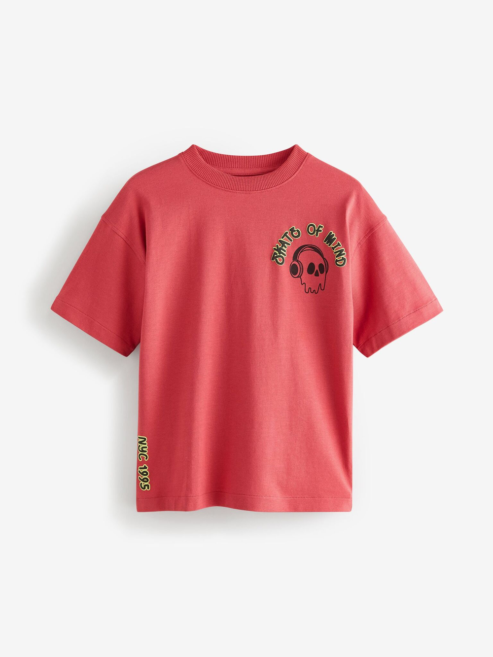 Футболка для мальчика Next E45-243, 3 шт., Бежевый, Красный, Синий