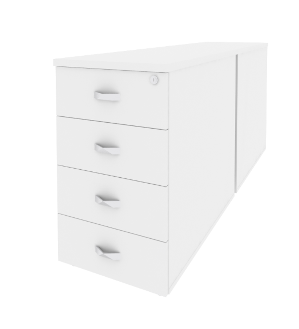 Тумба двойная приставная/опорная Onix Direct