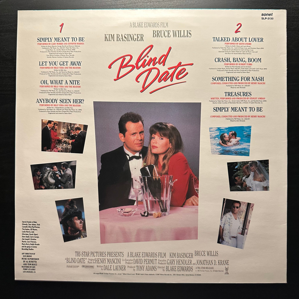 Саундтрек к фильму Свидание вслепую (Скандинавия 1987г.)