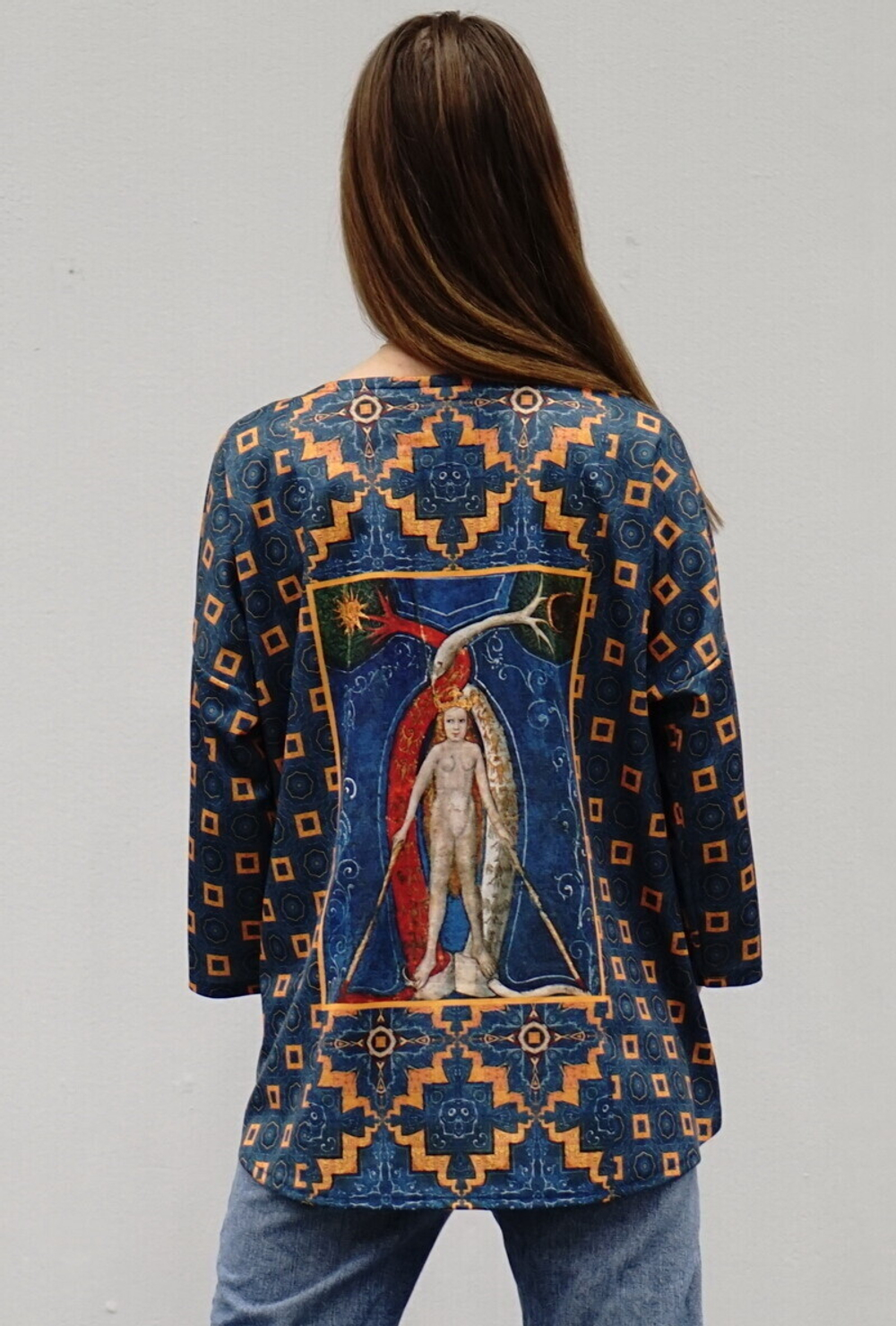 Туника "Алхимия", по мотивам алхимического манускрипта XV века "Коронованный Андрогин"