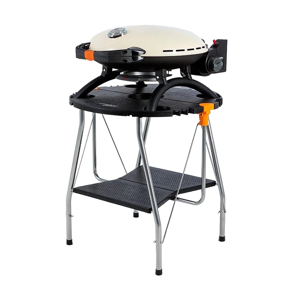 O-Grill 700T bicolor газовый гриль BLACK- CREAM 700T_CREAM