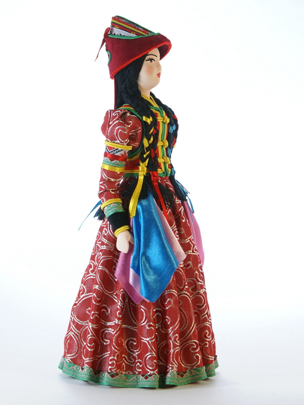 Кукла коллекционная в Бурятском женском костюме