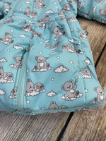 Комбинезон-трасформер детский 2в1 "Мишутка" , модель: 72-18 (Цвет: Песочный, Размер: 80)