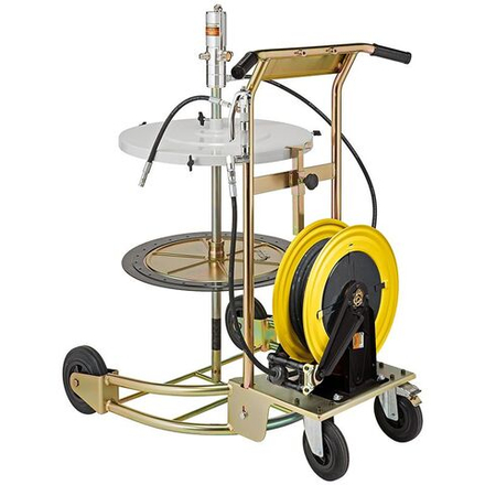 Передвижной комплект для раздачи смазок из бочек 180-220 кг., с катушкой 12 м., ECODORA (Италия)
