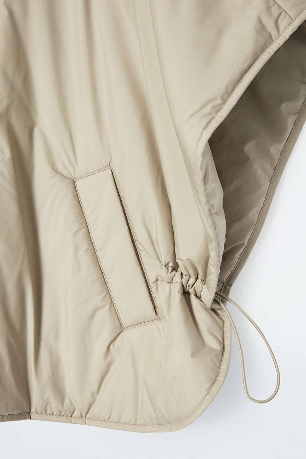 COS ЖИЛЕТ С УКОРОЧЕННОЙ ПОДКЛАДКОЙ, БЕЖЕВЫЙ