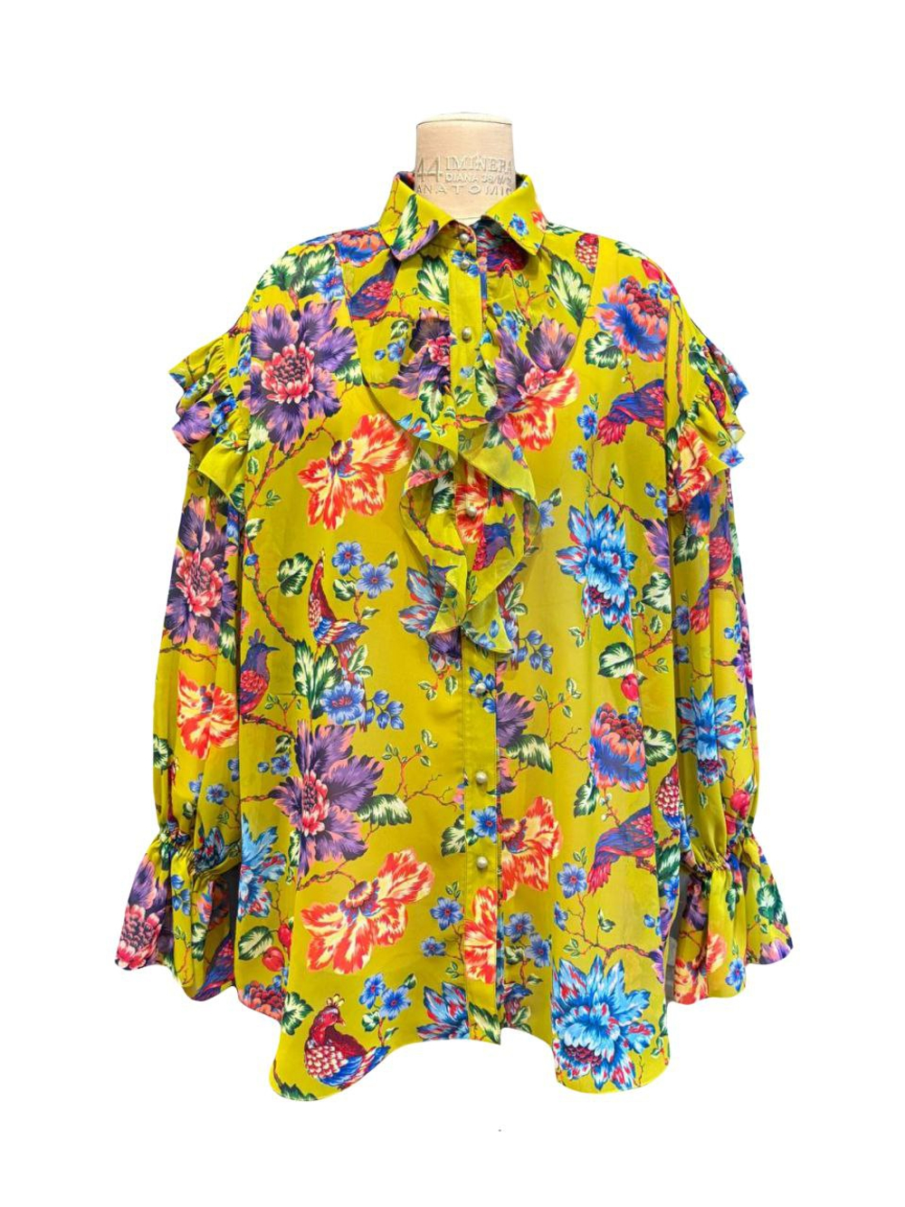 Блуза французская с воланом