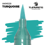 Акриловый маркер с кистью AK Playmarkers Turquoise