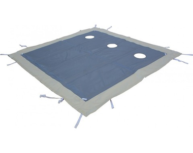 УНИВЕРСАЛЬНЫЙ ПОЛ К ПАЛАТКЕ ДЛЯ ЗИМНЕЙ РЫБАЛКИ (1.80Х1.80М) с отверстиями