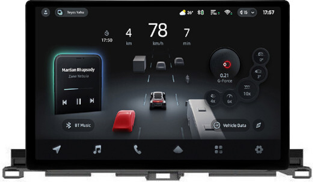 Магнитола для Toyota Highlander 3 XU50 2013-2020 - Teyes CC4-PRO монитор 13" 2K QLED на Android 13, Snapdragon 778G, 8+128, AI, CarPlay, DSP, 4G SIM-слот