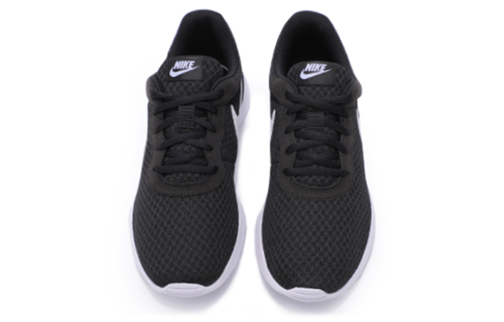 Nike Tanjun Classic Low Trend Sports Casual Shoes Women's Black and White