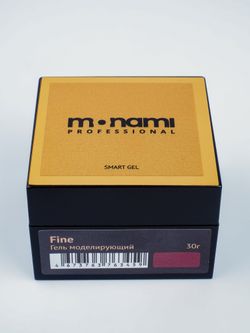 Monami Smart Fine Gel - Гель жесткий моделирующий бордовый, 30гр