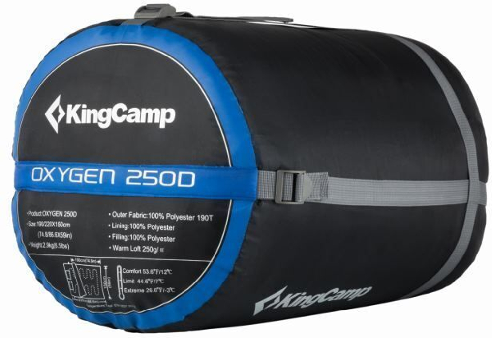 СПАЛЬНЫЙ МЕШОК KINGCAMP 3143 OXYGEN 250D