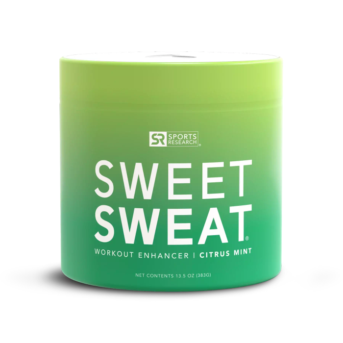 Jar XL Citrus Mint, Спортивная мазь с ароматом цитруса, Sweet Sweat (383 г.)