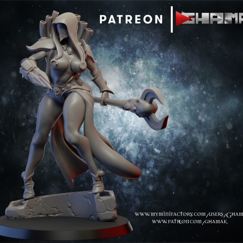 Harlequins Shadowseer Провидец Теней миниатюра для dnd, днд, pathfinder, фентези, Настольная игра, НРИ, Варгейм, РПГ