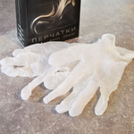 Перчатки виниловые L неопудренные (100шт), 404-735-051