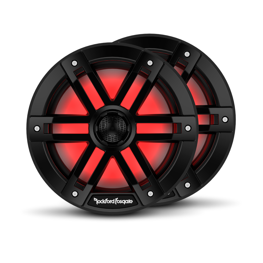 Влагозащищенные динамики 8" Rockford Fosgate M1-8B черный (150Вт/600Вт max)