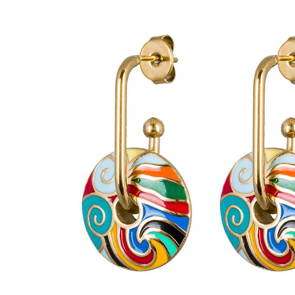 Серьги Fiore Luna AE03784-3 G