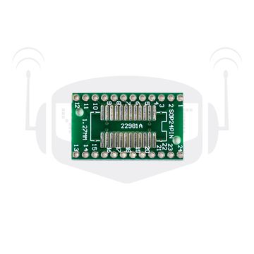 Двусторонняя SOP24 SSOP24 TSSOP24 печатная плата, шаг выходов 2.54 мм