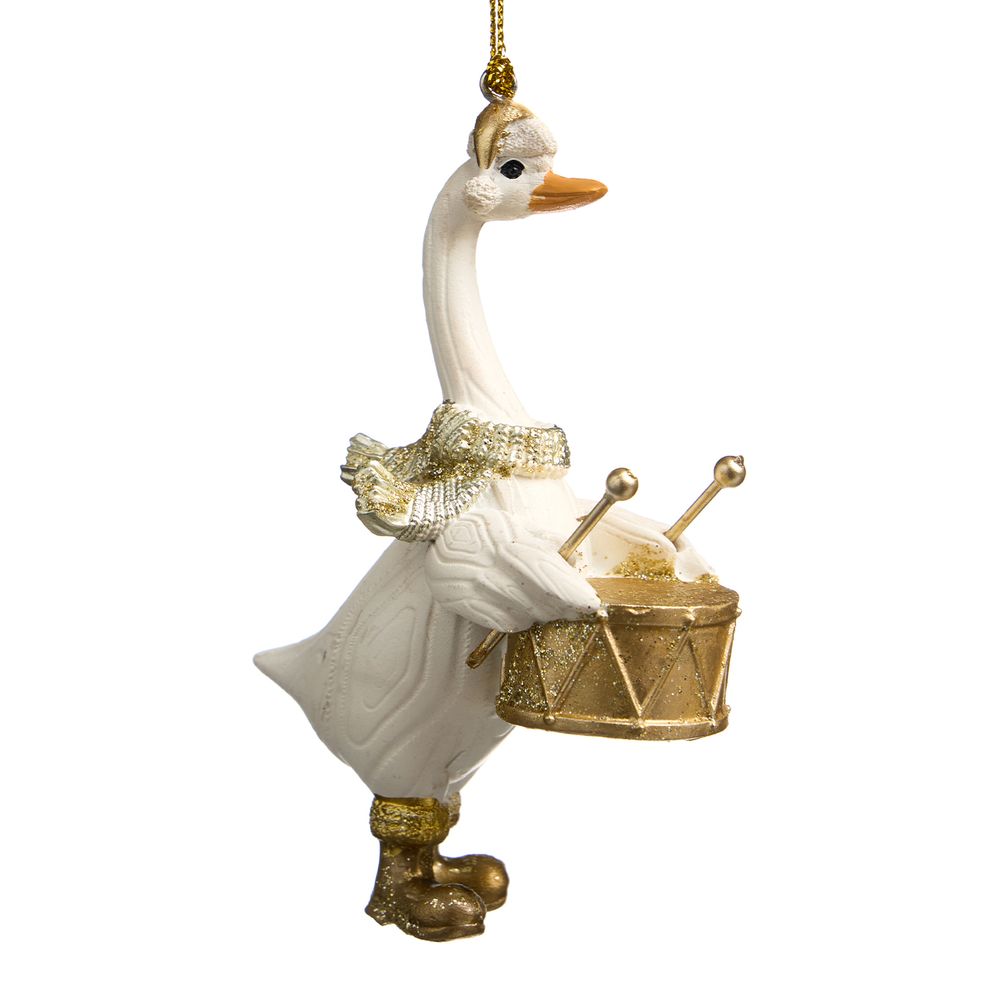 ЕЛОЧНОЕ УКРАШЕНИЕ "ГУСЬ" 7Х4Х11 СМ