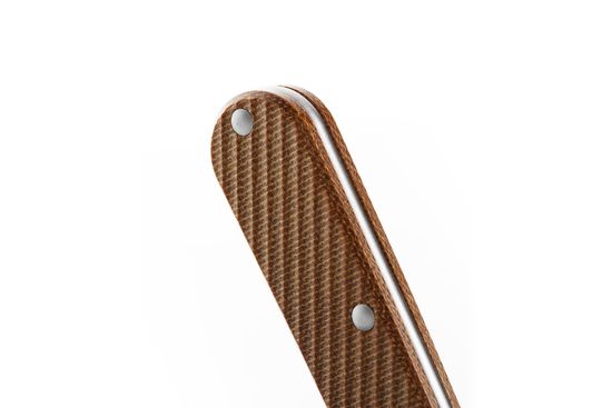 Складной нож Lion Steel "Barlow Slim Roundhead" L/CKS0111 NC O c клинком из стали Böhler M390 Microclean®, рукоять микарта