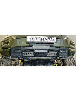 Площадка РИФ под лебёдку с защитой радиаторов в штатный бампер TANK 400