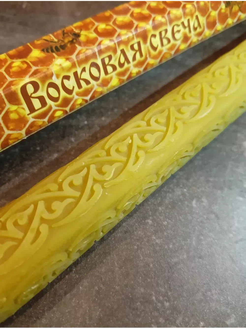 Свеча восковая 100% 6 часов