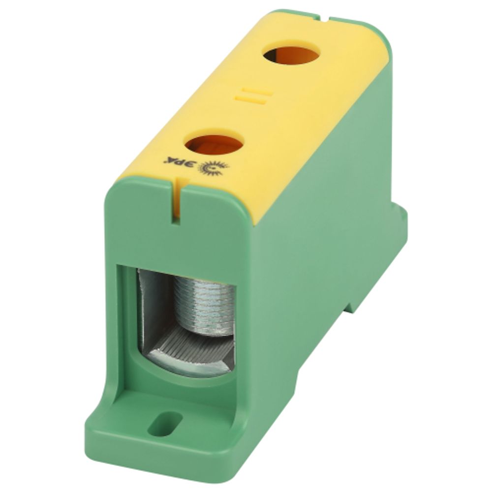 Клемма силовая вводная КСВ ЭРА NO-224-136 (KE64.3) 35-240 мм2 желтая/зеленая PE | Клеммы силовые вводные КСВ, КВМ