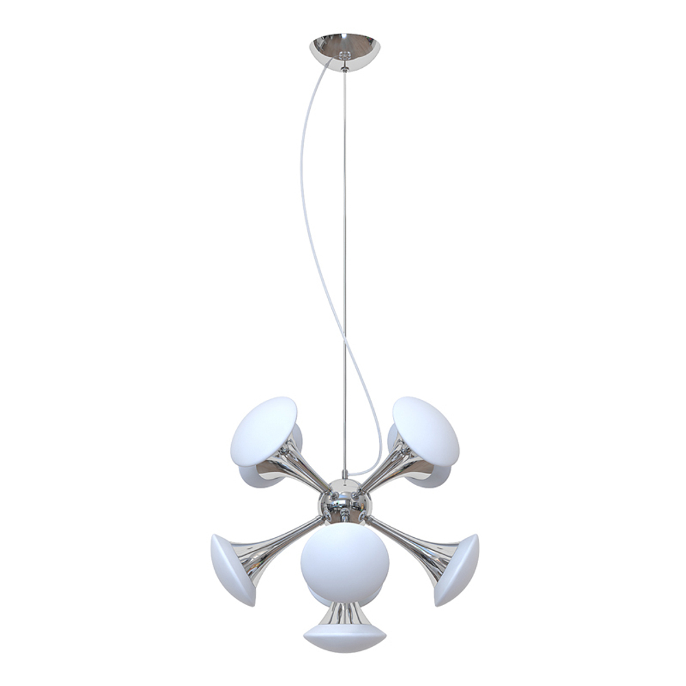 Люстра 3019/9S Chrome/White