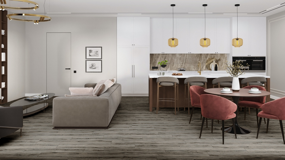LVT-плитка Damy Floor TCM359-25-LVT Дуб Кантри