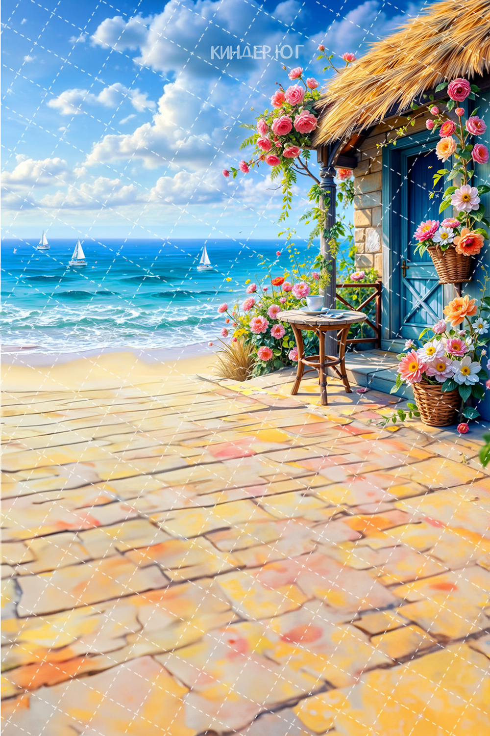 Фотофон "Пляж" арт. ФФ903-52