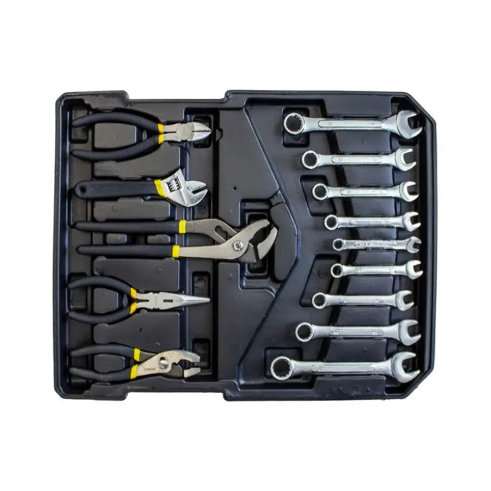 Набор инструментов 186пр. 1/4''1/2''(6-гр.) (4-30мм) ''Дорожный кейс'' WMC TOOLS WMC-WMC186