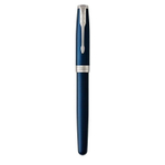 Перьевая ручка Parker Sonnet Blue Subtle CT, перо: F, цвет чернил: black, в подарочной упаковке