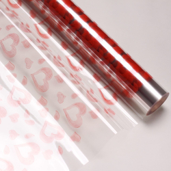 Пленка прозрачная "Валентин" (10м)