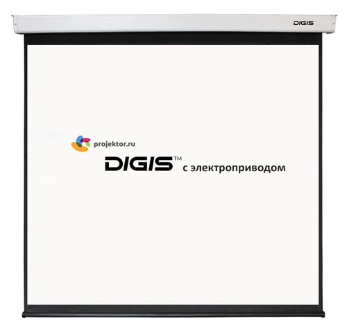 Экран настенный Digis DSEF-1107 с электроприводом 213x213 см (1:1)