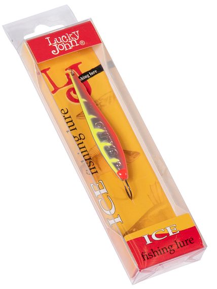 Блесна вертикал. зим. Lucky John MODEL S-3 c впаян. кр. 06.0г YR блистер