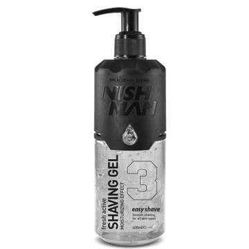 NISHMAN SHAVING GEL  N.3 (COLORLESS) 400 ML Гель для бритья