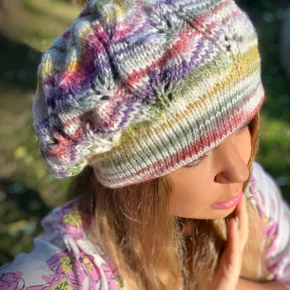 Инструкция по вязанию берета "Сны о лете"