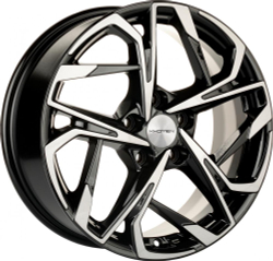 Khomen 1716 7x17 5x108 ET 45 Dia 60.1 (BFP)