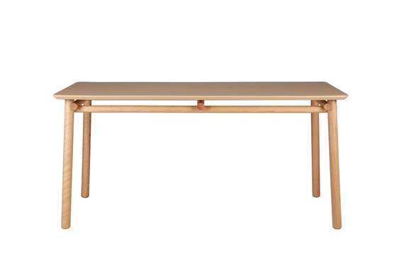 Обеденный стол Meiko 160х80 см, массив дуба, меламин