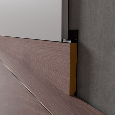 Плинтус Luxury Wood Decor скрытый МДФ Вставка+Шпон в скрытый плинтус с покрытием