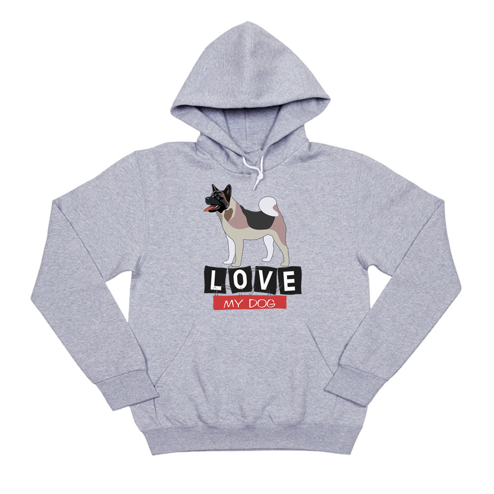 Толстовка "Люблю свою Акиту"