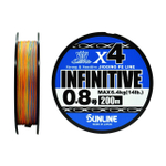 Шнур плетеный SUNLINE INFINITIVE 4 200 (5C) #0.6/12lb