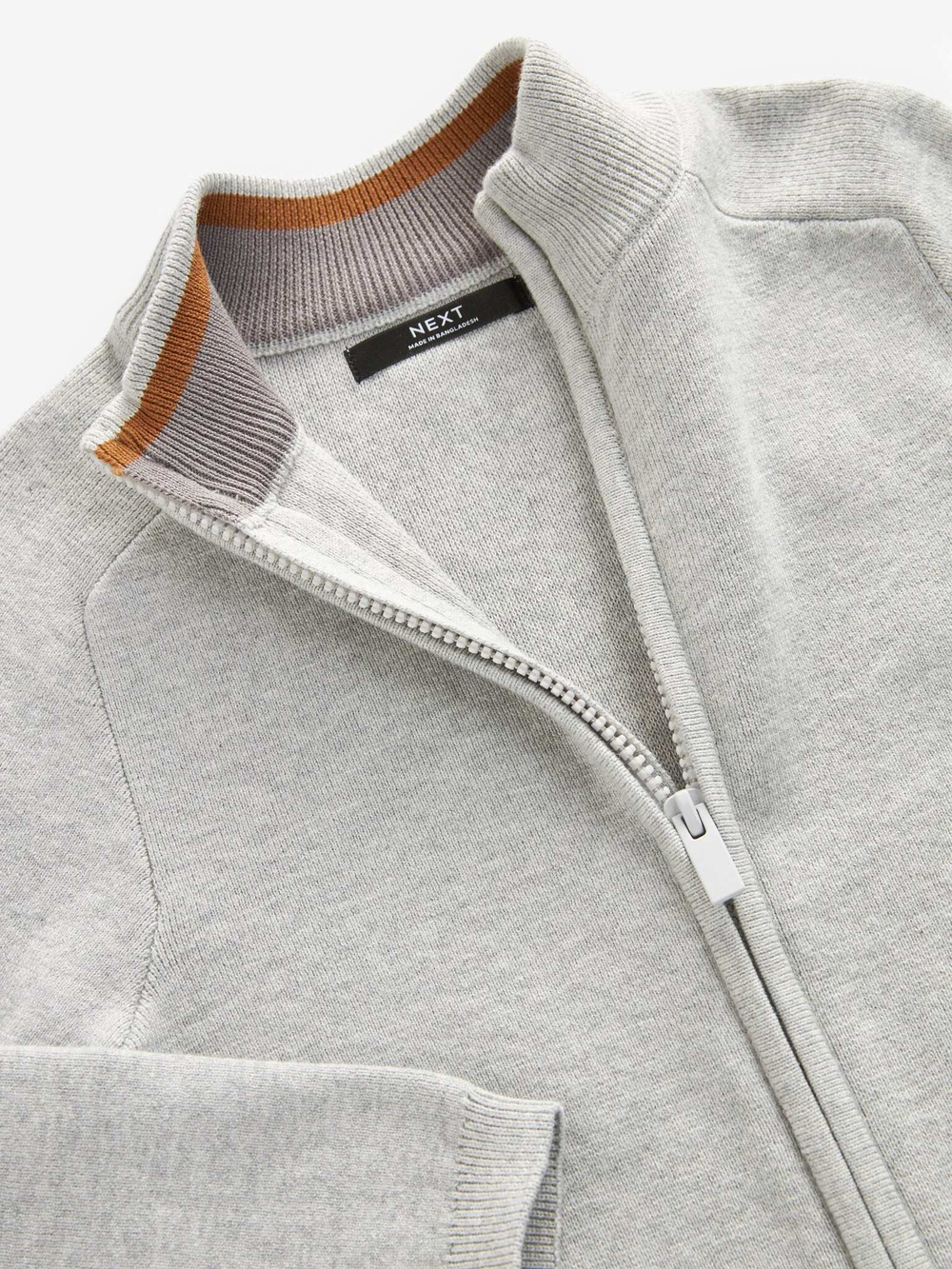 Кардиган на молнии для мальчика Next 838-129, Серый