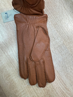 Перчатки. Мужские. Материал верха: Кожа оленя. Подклад: Трикотаж-шерсть. 5 шт в упаковке.