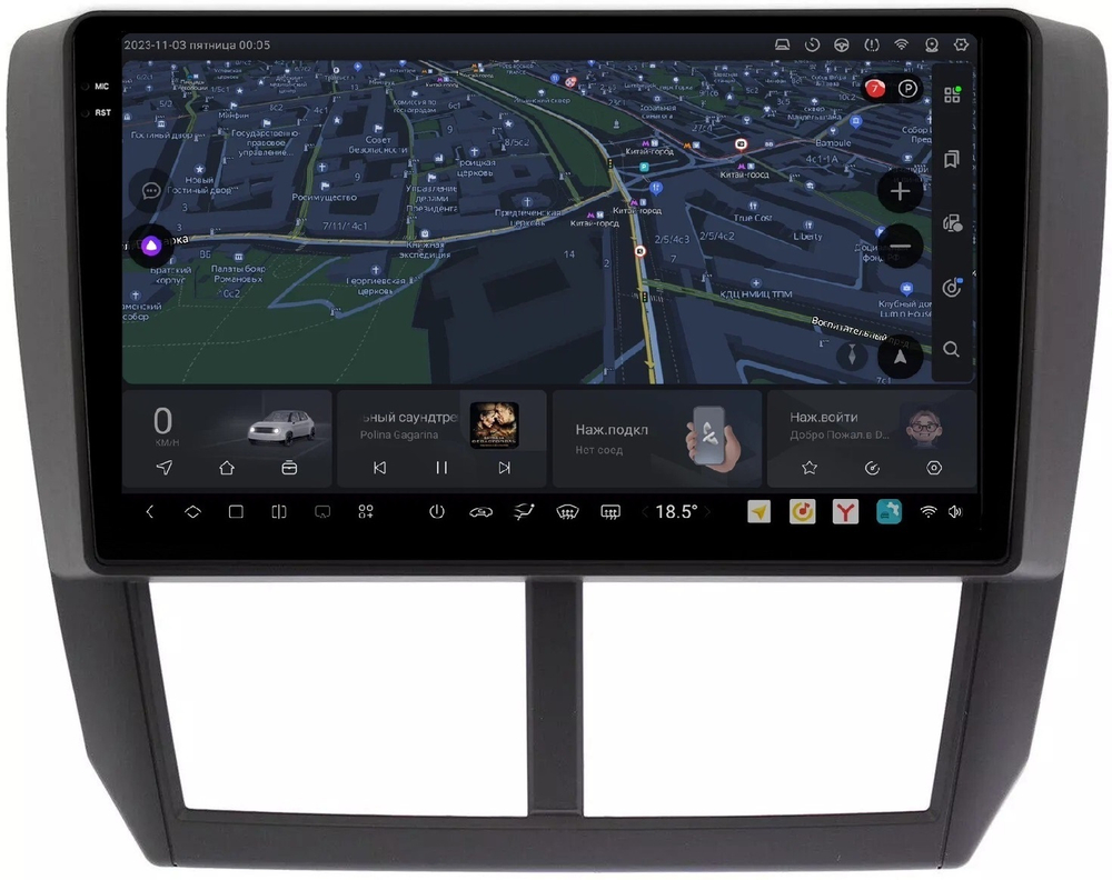 Магнитола для Subaru Forester 3 (SH) 2008-2013, Impreza GH, GE - Carmedia OL-9512 QLed+2K, Android 13, UIS7870 (DUDU7), CarPlay, SIM-слот